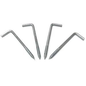 Zinc Plated Right Angle Hook Self-Tapping Screws