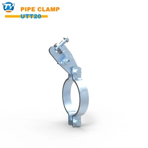 UTT20 Carbon Steel Galvanized Inch Seismic Round Pipe Clamp / Anti-vibration Seismic Clamp / Clamping Pipe Bracket Clamp