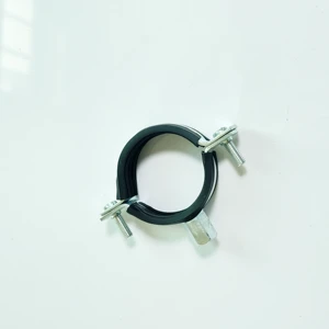 RK Metric Bolt Pipe Clamp Galvanized Steel Heavy Duty Quick Split Rubber Lined 16-315mm