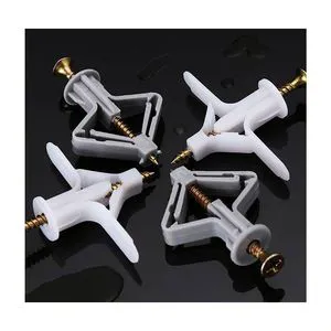 Plastic Aircraft Expansion Screw Gypsum Board Expansion Pipe butterfly Hollow Brick Self-tapping Expansion Plug