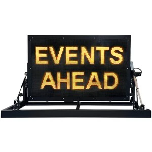 Vehicle-mounted High Brightness Long-Lasting LED Traffic Signs Variable Board Amber Folding Flexible