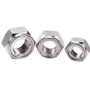 Cheap Factory Wholesale Din980 All-Metal Stainless Steel Lock Nut Conical Pressure 304/316 Self-Locking Hex Nut