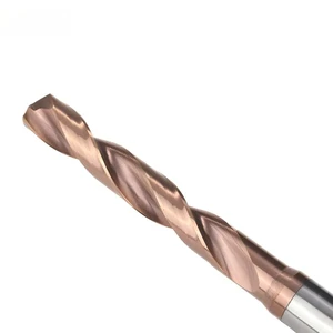 High Precision HRC58 Tungsten Steel Drill Bit Solid Carbide Straight Shank CNC Machine Tool for Metal Stainless Steel Drilling