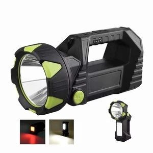 New Long-Range L2 Lantern Red Satchel 90 Degree Rotating Head Flashlight Rechargeable Searchlight with Light Warning IP65 Rating