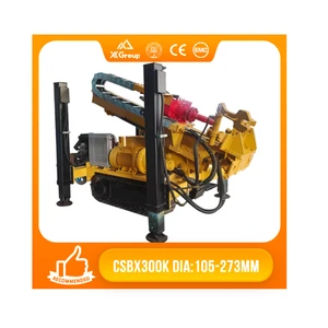 Powerful CSBX300K Crawler-Mounted DTH Drill Rig Machine for Blasting Holes 300m Drilling Depth with Core Pump Motor Components
