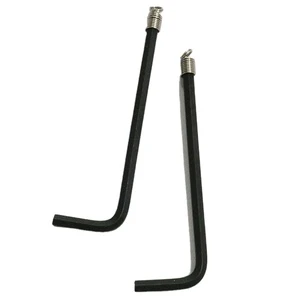 2.5mm 3mm Hex Key With Handle Spring Hardware Tools L-Shaped Socket Wrench With Spring Allen Hex Screw Key Hardware Tool