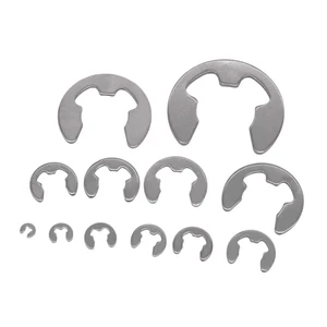 Lock Washers Retaining Ring for Shafts Radially Assembled Rings E-type 46-54HRC 1.2mm 2mm 2.5mm 3mm 4mm 5mm 6mm 7mm 8mm 9mm