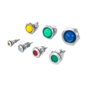 LED metal indicator light 6 mm8mm Power signal lamp with wire According to the light Car lamp waterproof 12V 24V 220V