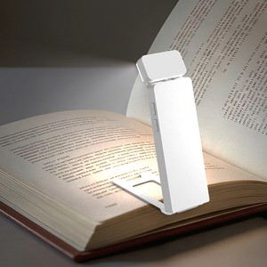 Rechargeable Led Book Light for Reading, Clip-on LED Bookmark Lamp for Night Reading for Book Lovers