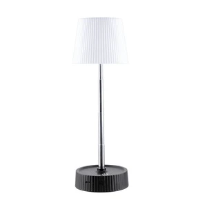 Portable Solar Night Light ABS Waterproof Desktop USB Rechargeable Lamp for Outdoor Courtyard Camping Emergency Powered Battery