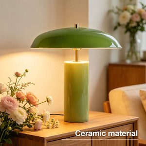 Ceramic Factory New Coming Table Lamp Night Bedside Reading Desk Lamp Home Decor Night Led Mushroom Light Lamp