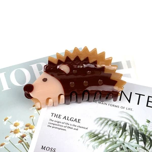 CANYUAN Personalized Customization Hot Selling Hedgehog Acetate Custom Hair Clip Unique Custom Three-color Hair Claw Wholesale
