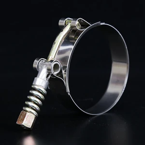 Spring Loaded T-Bolt Clamp Constant Tension Stainless Steel