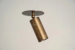 Office Hotel Project Luxury Modern Down Light Rotatable Led Ceiling Clothing Store Spot Light Brass Cylinder Downlights