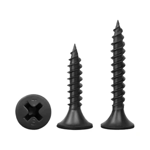 Huxin High-Strength Zinc Plated M3.5 M6 Metric Drywall Screws Self-Tapping Gypsum Board Phillips Flat Head Fine Carbon Steel