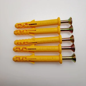 High Quality Drywall Anchor Chipboard Screw Plug Anchor Expansion Plastic Anchor Nylon Frame Fixing Wall Screws