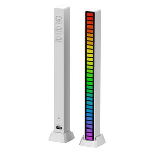 16 Bit RGB LED Light Sound Control Pickup Rhythm Voice-Activated Pickup Rhythm Lights for Party Battery Type