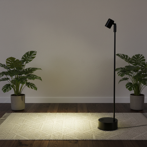 Wireless Charging LED Spotlights Handmade Iron Art Cabinet Lights Modern Jewelry Exhibition Showcase Counter Exhibits Waterproof