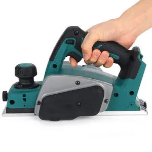 1200W Brushless Electric Wood Planer Handheld Wood Trimmer with Groove Depth Benchtop Planer