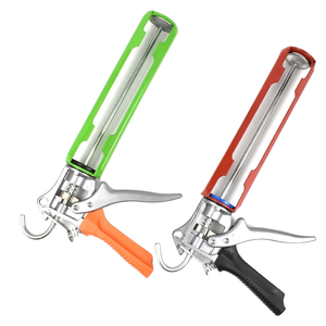 360-Degree Rotatable Manual Metal Caulking Gun Labor-Saving Silicone Sealant Tool DIY Grade with OEM Customization Support