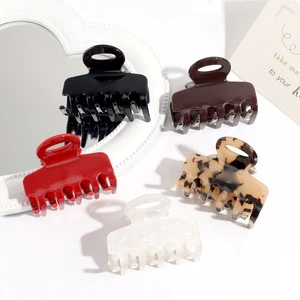 New Small Hair Claw Clip For Women Hair Accessories Ponytail Holder Plastic Hairpin Barrette Clamp 6 Cm * 4 Cm