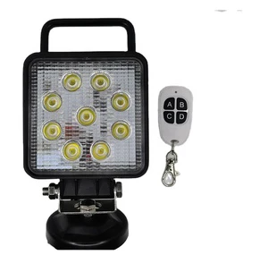 YK27W Wireless Remote Control LED Marine Searchlight 12V/24V Flood Beam