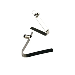 Manufacturer V Shape Metal Push Clip Single Push Button Spring Clip Retaining Spring Clips