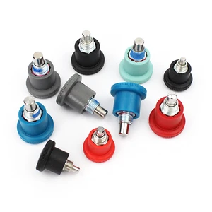 High Quality Indexing Plunger Spring Pin Customized Indexing Pin Index Plunger Pins Plastic Knob Red & Black & Blue Index Pin