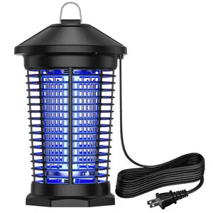 Bug Zapper Outdoor , 4000V High Power Electric Mosquito Zapper, Fly Zappers, Mosquito Killer, Fly Insect Killer Trap Lantern