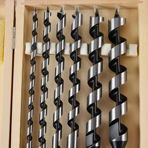 Hex Shank High Carbon Steel Jobber Holz Auger Bohrer Broca De Madera Wood Auger Drill Bit for Deep Hole