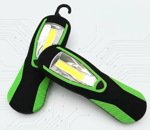 HB-321 AA Battery Powered IP65 Waterproof ABS Magnetic COB LED Portable Bright Work Light For Workshop Repair
