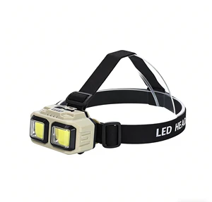 Lightweight LED Headlamp 3 Modes Adjustable Waterproof Ni-MH/Lithium-Ion Battery Dimmable Portable Hands-Free Emergency Outdoor