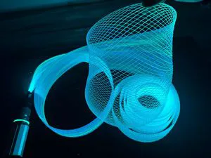 IP65 LED Fiber Optic Mesh Light Kits 8m With 6W Light Engine for Restaurant Ceiling and Garden Tree Lighting Decoration