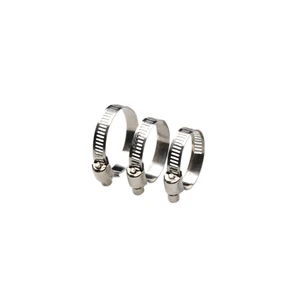 Wholesale Stainless Steel 304 Hose Clamp Adjustable Worm Gear Pipe Clip for Automotive Industrial Plumbing Applications