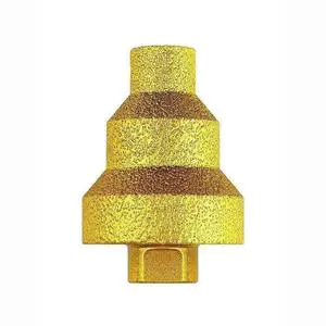 Lisca Brazed Diamond Step Hole Saw Chamfer Three Step Drill Bit M10 Thread Stone Tile Working Tools