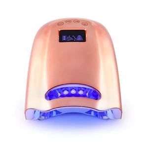 New Trend 128W Rechargeable UV LED Nail Lamp Big Screen Nail Dryer Wholesale Nail Supplies