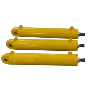 Professional Supplier Yellow HSG Series Forestry Machinery Oil Project Excavator Hydraulic Cylinders