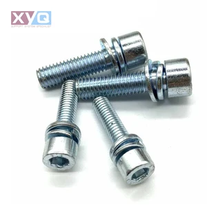 Socket Cap Head With Washer Screw Hexagon Screws Combination Bolt