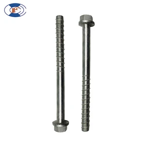 HF Super Supplier Anti-Rust Hex Head Concrete Screw Anchor for Secure Construction Fixture Mounting