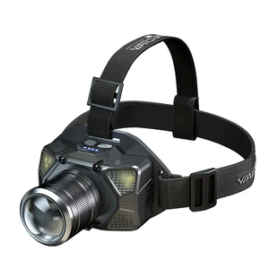 Warsun W81 800Lm+200Lm Aluminium Alloy IP44 Wave Sensing Free Hands Headlamp 4 Light Modes Rechargeable Lithium Ion Type-C