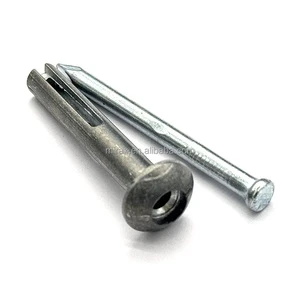 Zinc Alloy Hammer Drive Expansion Anchor Gypsum Board Ceiling Anchor Plasterboard Anchor Fixing Inch 1/4