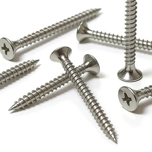High Quality Nickel Plated Fine Thread Self Tapping Drywall Screws for Gypsum Board
