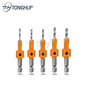 Premium Tungsten Carbide Wood Countersink Drill Bit with Hex Shank for Faster and Cleaner Holes Drilling