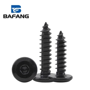 DIN 7981 Hexagon Socket Countersunk Coarse-thread Black Gypsum Drywall Screws Self-tapping Screws