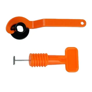 DINGYI H Series T-type H15 1.5mm Spacers Spin Make Level Tile Leveler Replaceable Steel Pins Ceramic Installation Tool