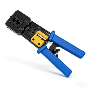 Multi-function Tools 8P 6P Crimping Plier For Modular Plug- RJ45 RJ11 Pass Through Connectors Wire Striper