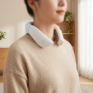 Wholesale U Shaped Phototherapy 630nm Red Light 465nm Blue Light Heat Treatment Neck Relax Massage Device