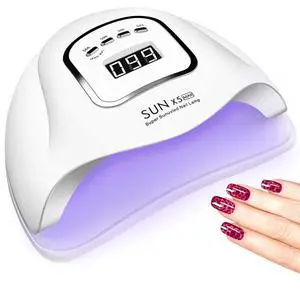 Professional UV LED Nail Lamp Auto Sensor Nail Dryer Fast Curing Gel Polish Light for US Salon Home Manicure Pedicure US Plug