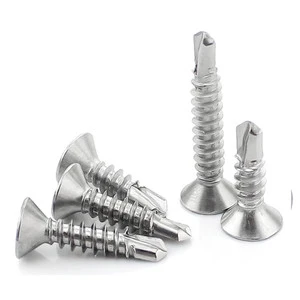 DIN7504 Fluted Iron Cross Recessed Raised Countersunk Self-drilling Roofing Nails