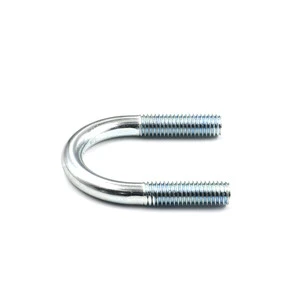U-Bolt Hardware U Type Steel Bolts Plain Finish for Building Concrete Formwork and Bay Foundation Anchor Bolt Applications